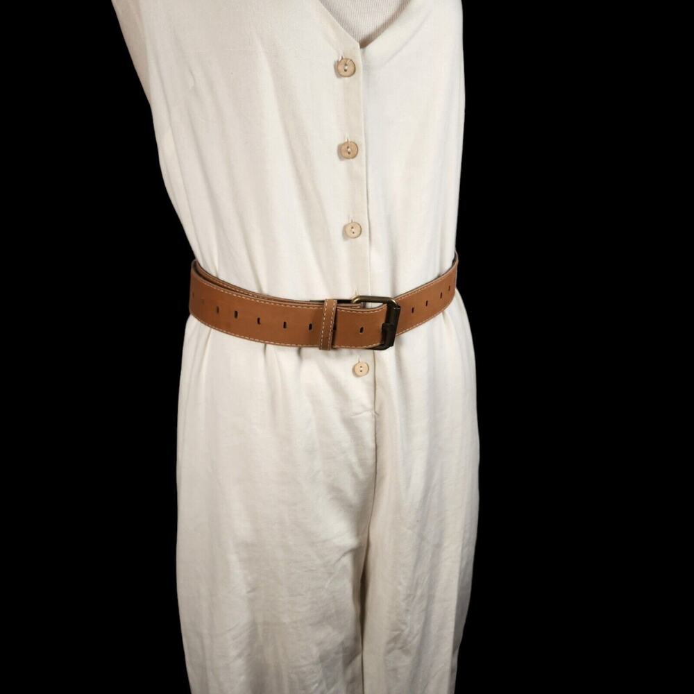 Lizware Tan 1.5" Wide Belt With Holes Spaced 1" Apart on Entire 38 Inch Length
